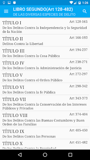 Código Penal de Venezuela Screen 3