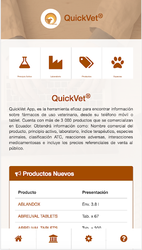 Android application QuickVet Edifarm screenshort