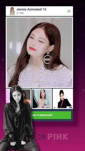 Jennie Blackpink Animated Stickers For WA