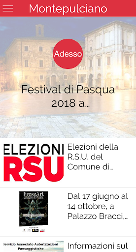Android application Montepulciano screenshort
