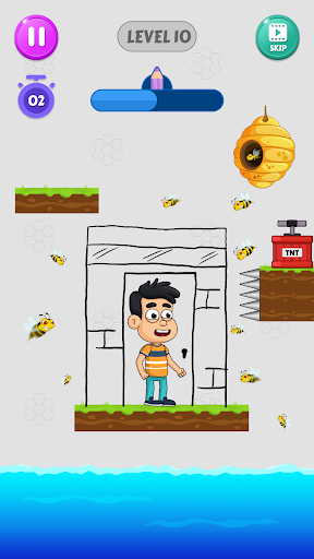 Save Daddy : Draw To Rescue Screen 2