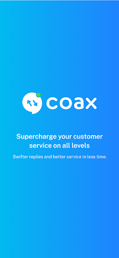 Android application Coax - Simple Customer Service screenshort