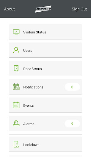 Android application ZK Atlas screenshort