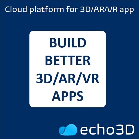 Android application echo3D Go screenshort