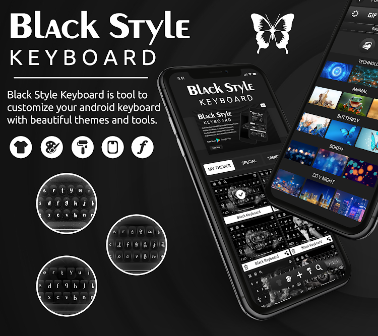 Black Style Keyboard - 1.2 - (Android)