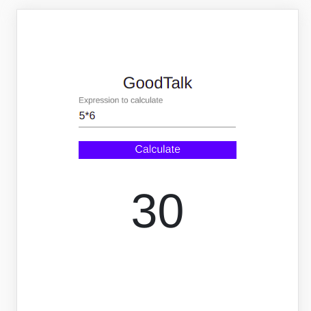 GoodTalk Screen 2