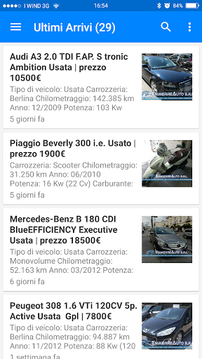 Android application Concessionaria Emmerreauto screenshort