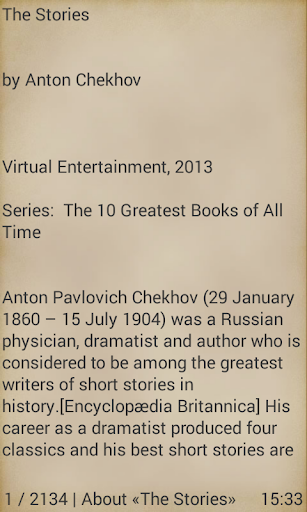 The Stories by Anton Chekhov Screen 3