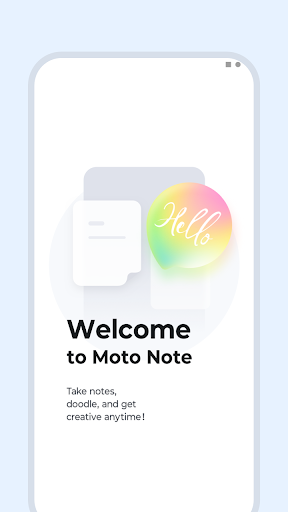 Android application Moto Note screenshort
