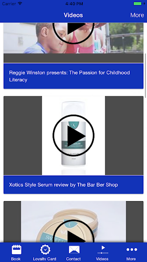 Android application The Bar Ber Shops screenshort
