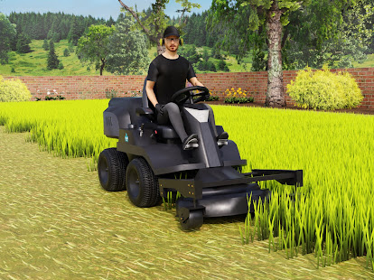 Lawn Mowing Simulator 1.6 APK screenshots 1