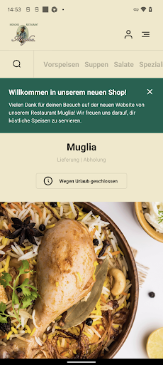 Android application Muglia screenshort