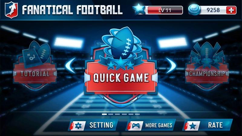 Android application Fanatical Football screenshort