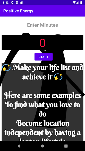 Android application Positive: think, act positive screenshort