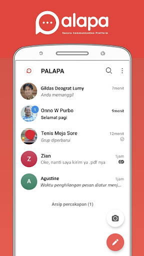 Android application Palapa screenshort