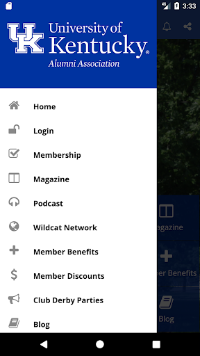 UK Alumni Association Screen 2