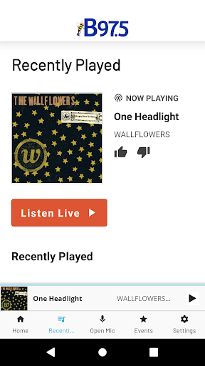 B97.5 Screen 2