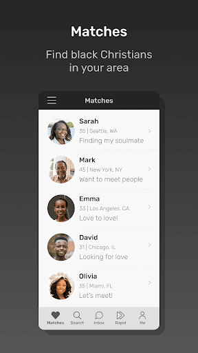 Black Christian Soulmates Screenshot 1 - AppWisp.com
