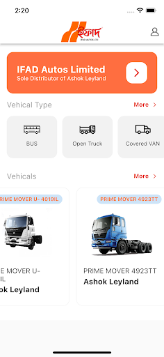 Android application IFAD Autos Limited screenshort