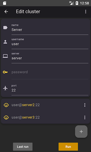 Cluster Up Screen 2