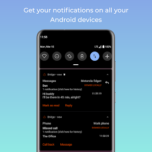Bridge - mirror notifications (notification sync) Screenshot