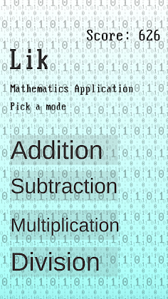 Lik - Mathematics Application - Screenshot 1