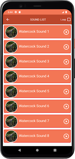 Watercock Sounds Screen 3