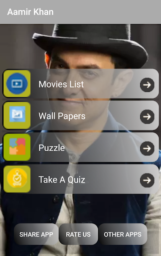 Android application Aamir Khan - Movies,wallpapers screenshort