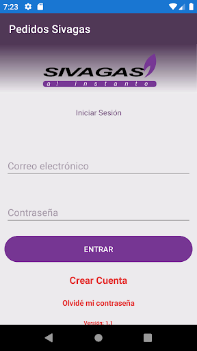 Android application Sivagas screenshort