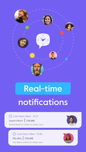 Android application LastSeen (Viber) screenshort