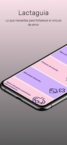 Android application LactaGuia screenshort