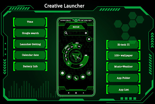 Screenshot of Creative Launcher - App lock