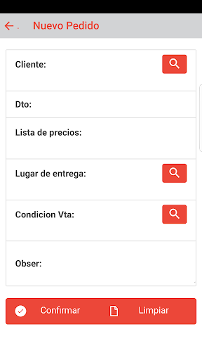 Pedidos RP Screen 3