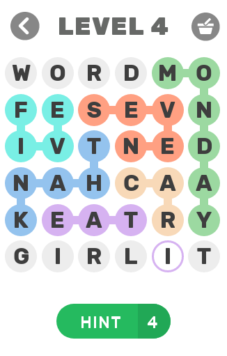 English Cross Word Screen 2