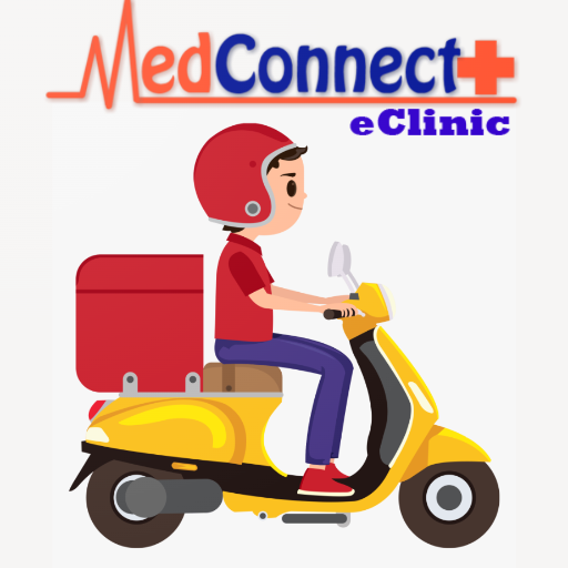 MedConnectPlus Delivery Boy logo
