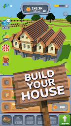 House Craft 3D - Idle Block Building Clicker