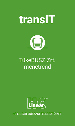 Android application transIT menetrend: Tüke Busz screenshort