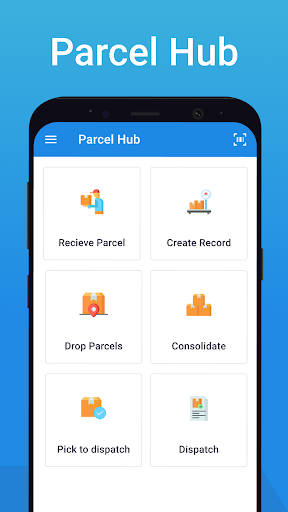 Android application Shopini Parcel Hub screenshort