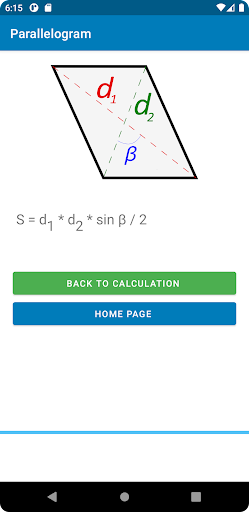 m2 - calculator Screen 3