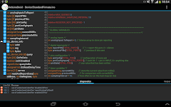 screenshot of ArduinoDroid - Arduino/ESP IDE