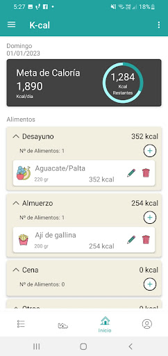 Kcal Contador de calorías Screen 3