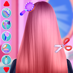 「時尚辮子髮型沙龍3-女孩遊戲」圖示圖片