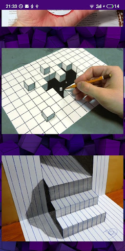 How to draw 3d step by step Screen 2