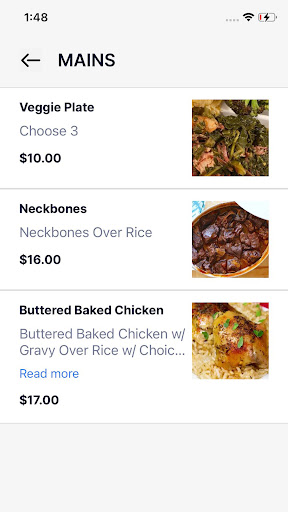 Dr. Shells Soul Food Kitchen Screen 3