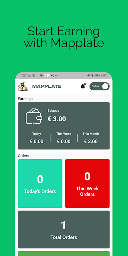Android application Mapplate Riders screenshort