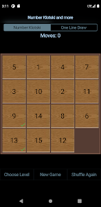 Number puzzle and one draw