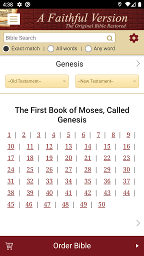 A Faithful Version Bible Screen 2