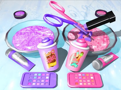 Mixing Makeup Into Slime ASMR Fidget Toys Games Screenshot
