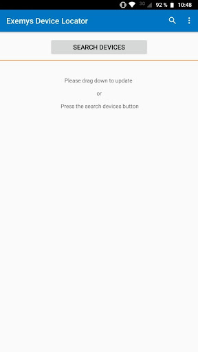 Android application Exemys Device Locator screenshort