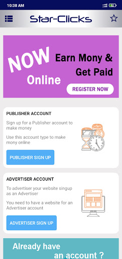 StarClicks Advertising Screen 3